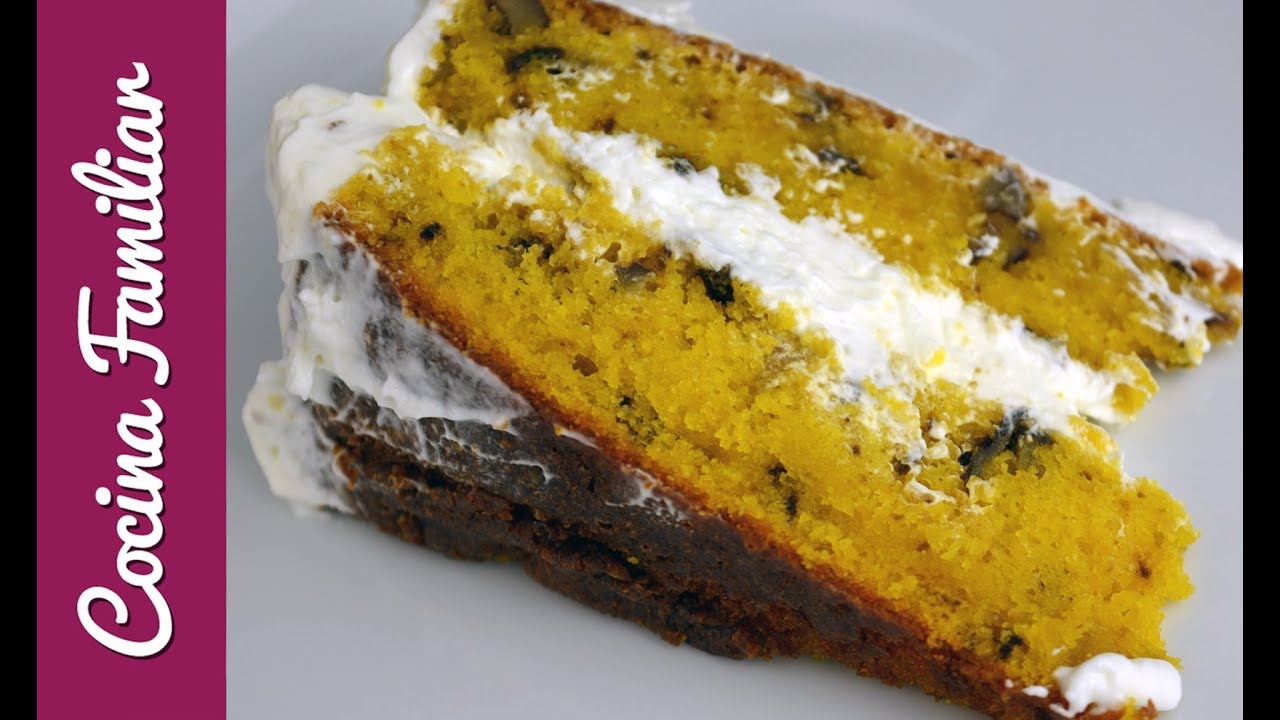 Bizcocho de zanahoria, receta fácil de bizcocho paso a paso | Recetas de Javier Romero