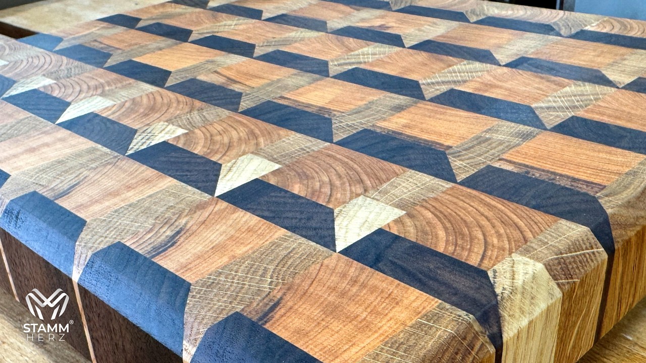 I'm Closing 2024 with This Cutting Board | Choco Tiles End Grain