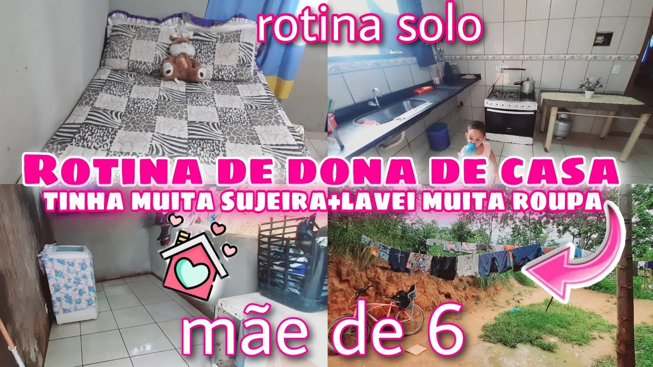 Rotina de Dona de Casa||Tinha Muita Roupa Suja #rotinadecasada