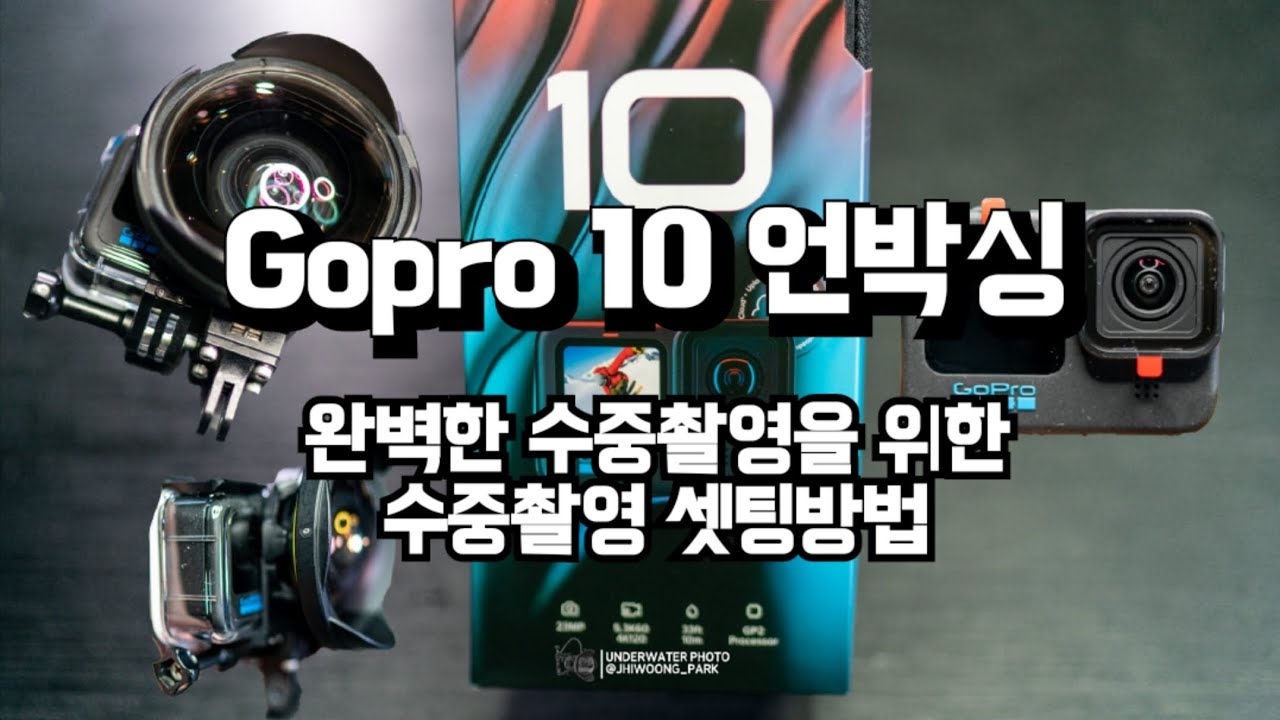 고프로10 언박싱과  고프로 수중촬영셋팅 방법