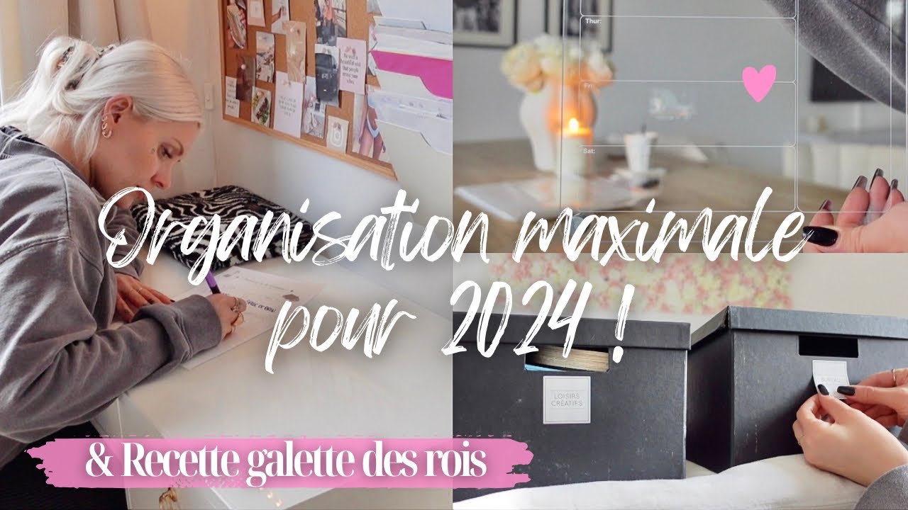 MOTIVATION ORGANISATION 📝| Comment être organisée pour bien commencer l’année • Recette galette