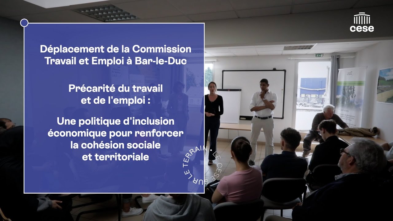 Précarité du travail et de l’emploi : Déplacement de la commission à Bar le Duc