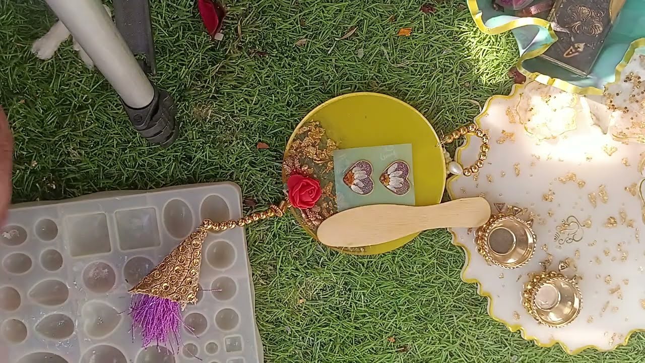 Resin Earring with pandant set #how to make resin earring #resin art for beginners step. To step 
