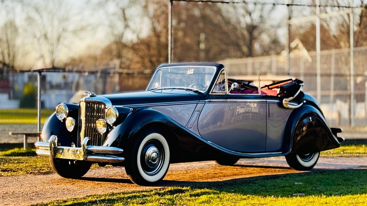 Jaguar MK V drophead coupe test drive
