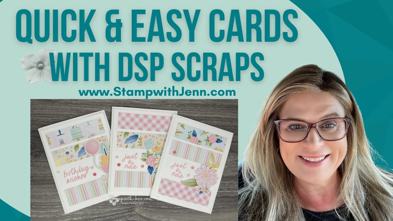 Quick & Easy Cardmaking: Use Up Your DSP Scraps with Wildflower Birthday