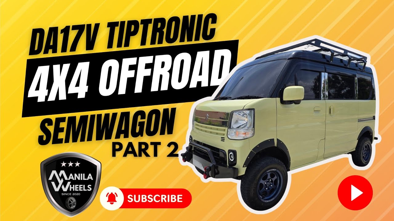 DA17V 4X4 TIPTRONIC CAPTAINSEATS SEMIWAGON FULLYLOADED SET UP, OFFROAD EDITION (PART 2)