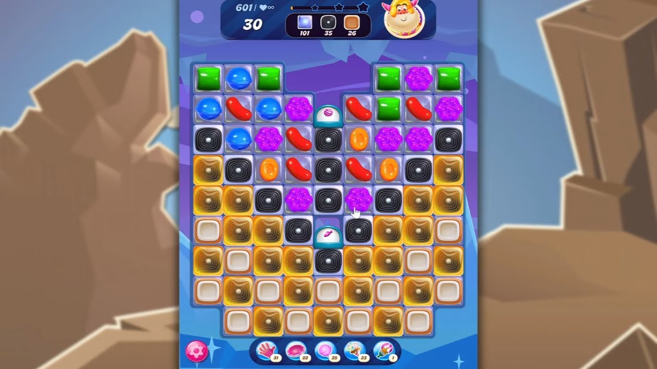 Candy Crush Saga LEVEL 601 NO BOOSTERS (new version)🐟☑️