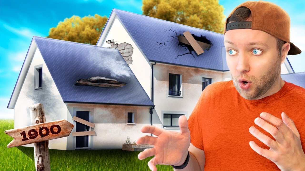 Ik bezocht een OUD verlaten LANDHUIS uit 1900 *Eigenaar in de tuin*