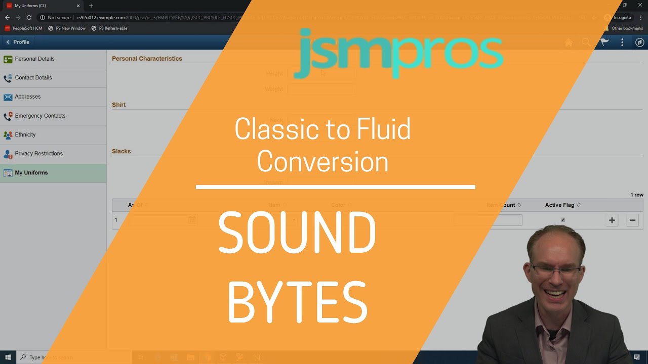 PeopleTools Sound Bytes Episode 19: Quick Classic to Fluid Conversion