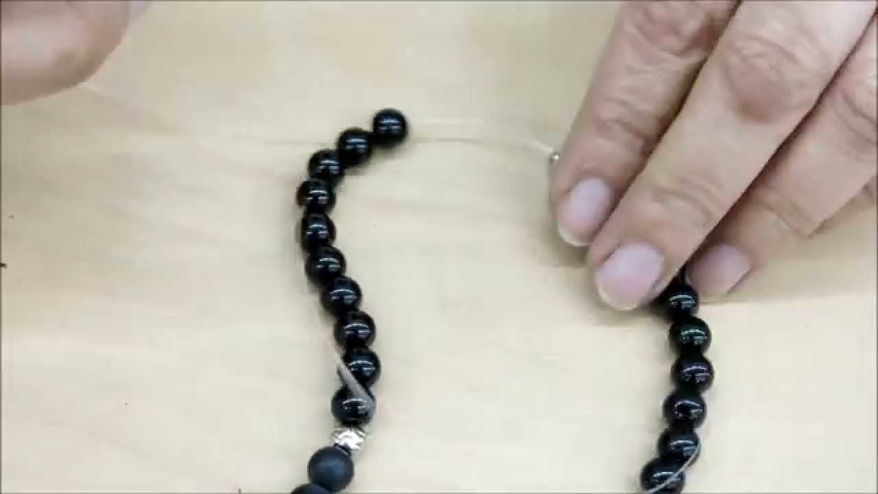 איך להכין שרשרת חרוזים עם פרנזים יוקרתית ב4- דקות
