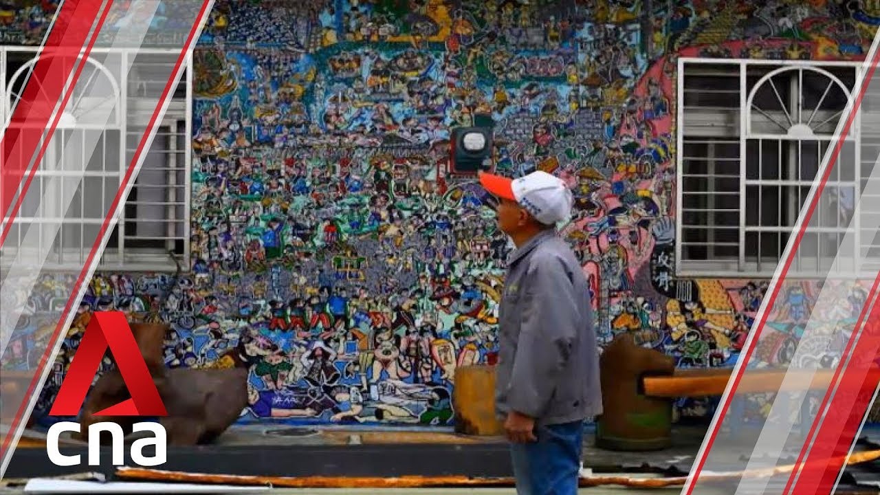 Taiwan artist draws youth to graffiti village to ease loneliness of seniors