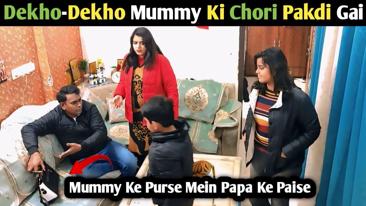 Dekho-Dekho Mummy Ki Chori Pakdi Gai 🤪 | prank on wife