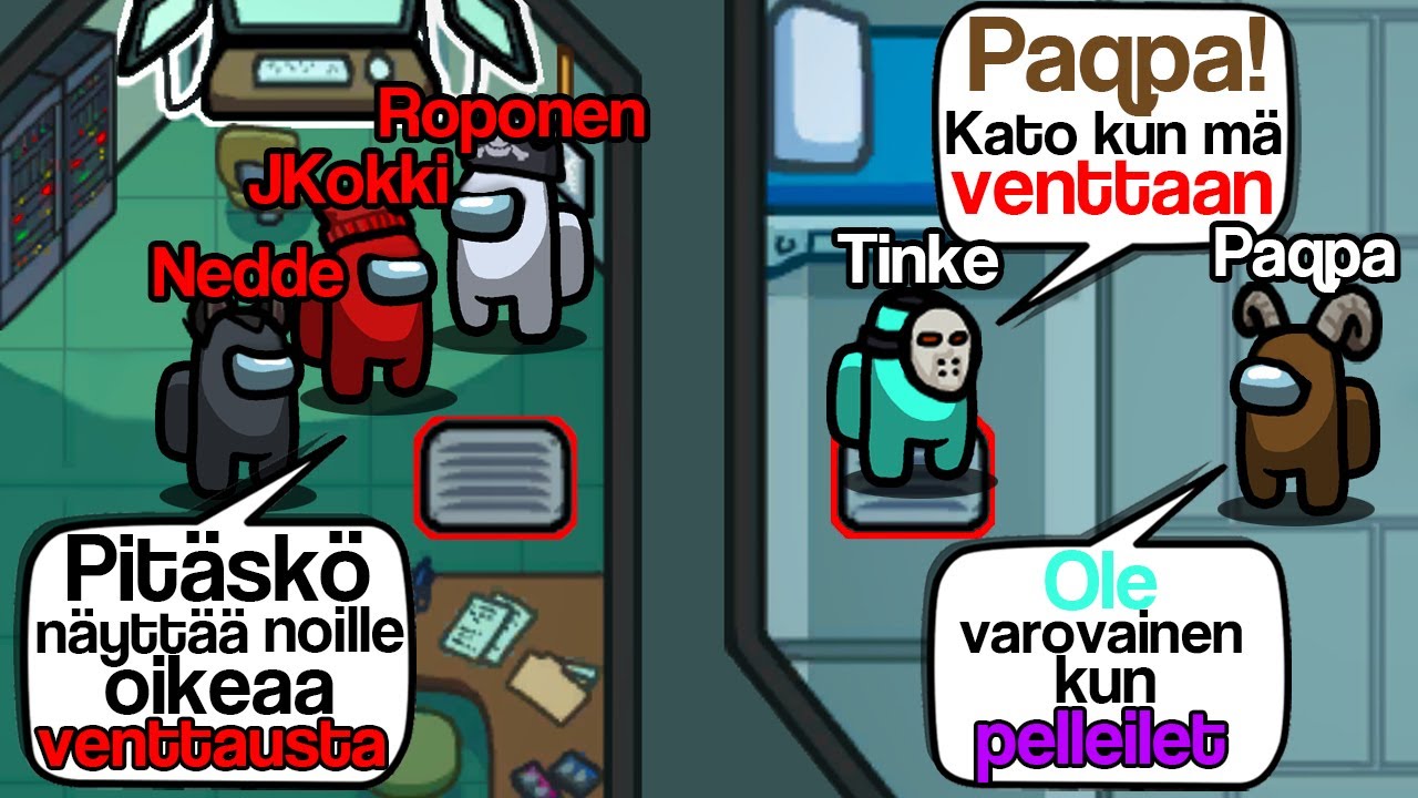 AMONG US, Mut 30 Minuuttia Puhdasta SEKOILUA Tubettajien Kanssa!