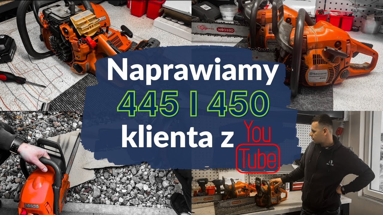 Pilarka 445 i 450 👉 przegląd i naprawa 💪