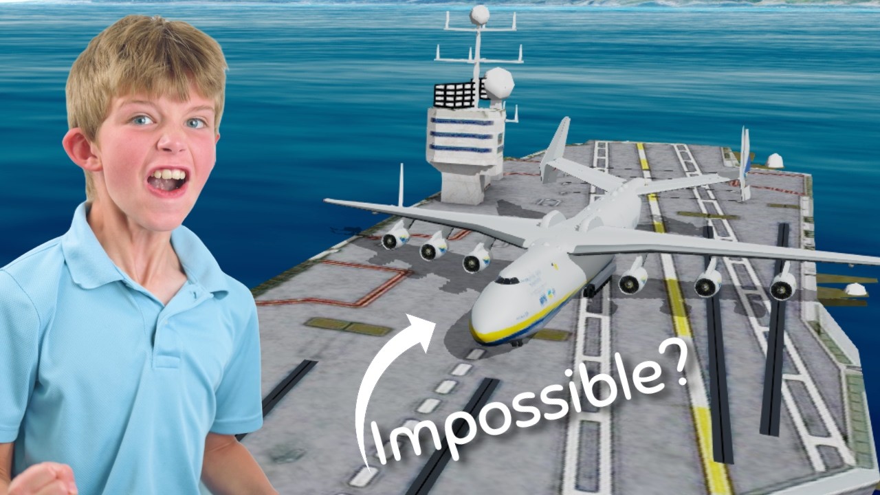 GeoFS // Landing the 5 Hardest Planes on the Carrier