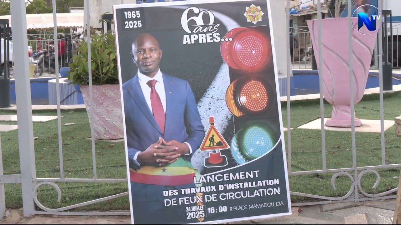 THIES RELANCE SON RESEAU DE FEUX DE CIRCULATION APRES 60 ANS D'ABSENCE
