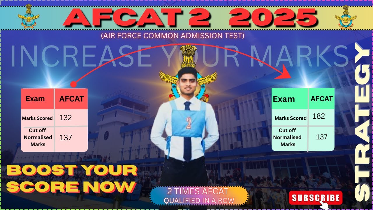 BOOST YOUR SCORE NOW FOR AFCAT 2 2025 