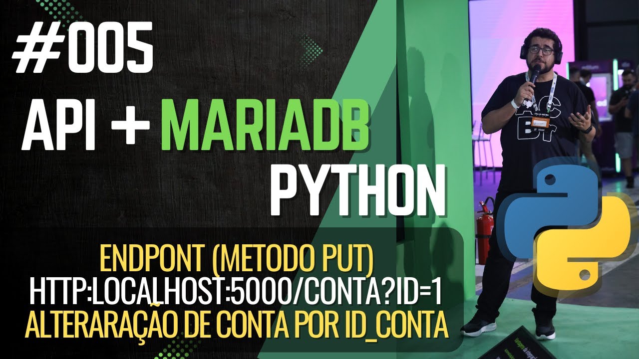 005 - API Python criando nosso endpoint alterar (metodo put) conta id