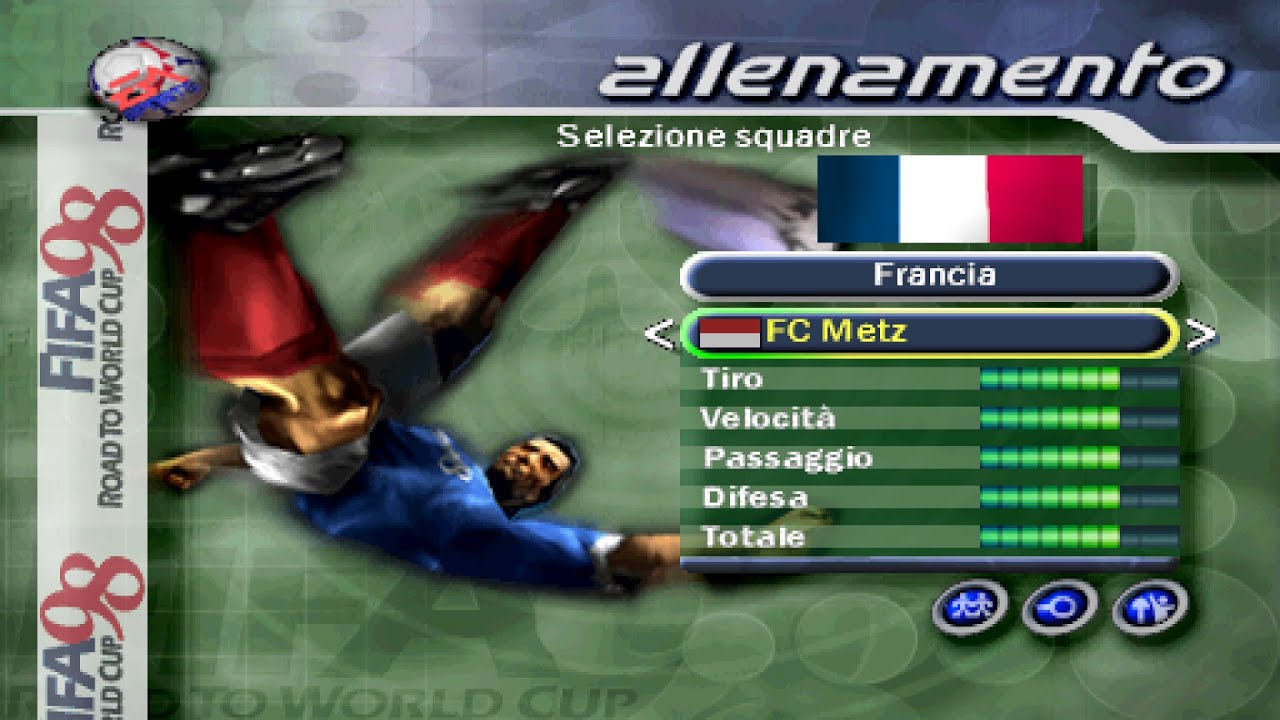 statistiche dei giocatori del fc metz su fifa 98