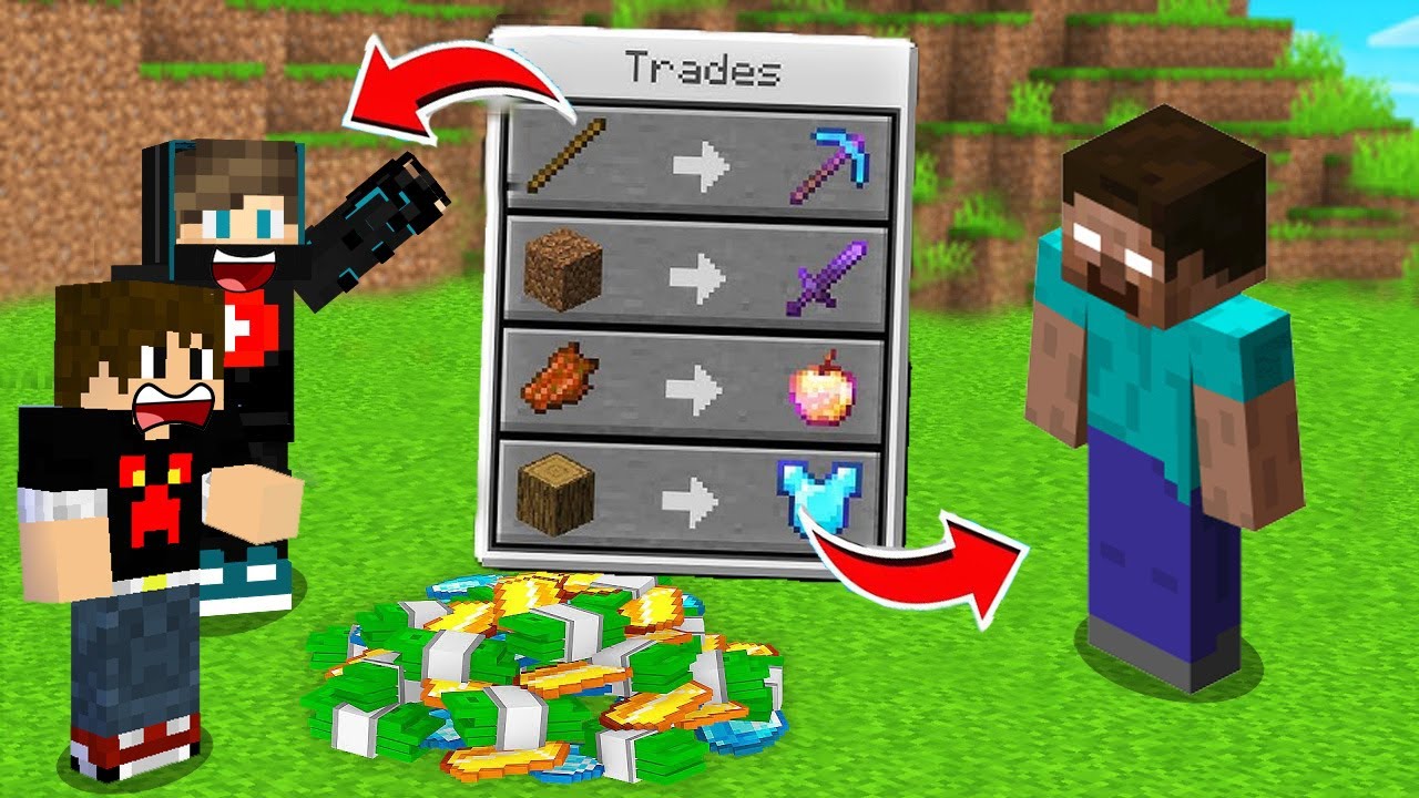 ماين كرافت : ولكن الهيروبراين يبادل أغراض ثمينة !!؟ 🔥😱