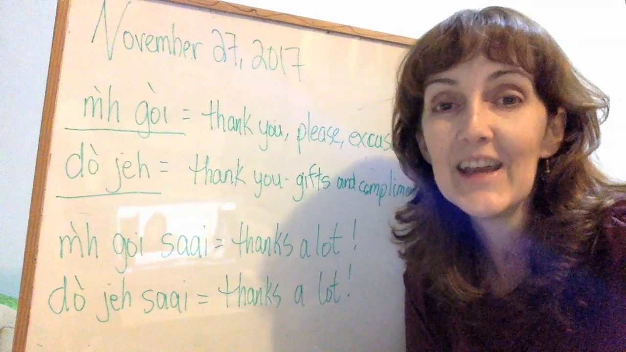 Learn Cantonese - The 2 Ways to Say Thank You