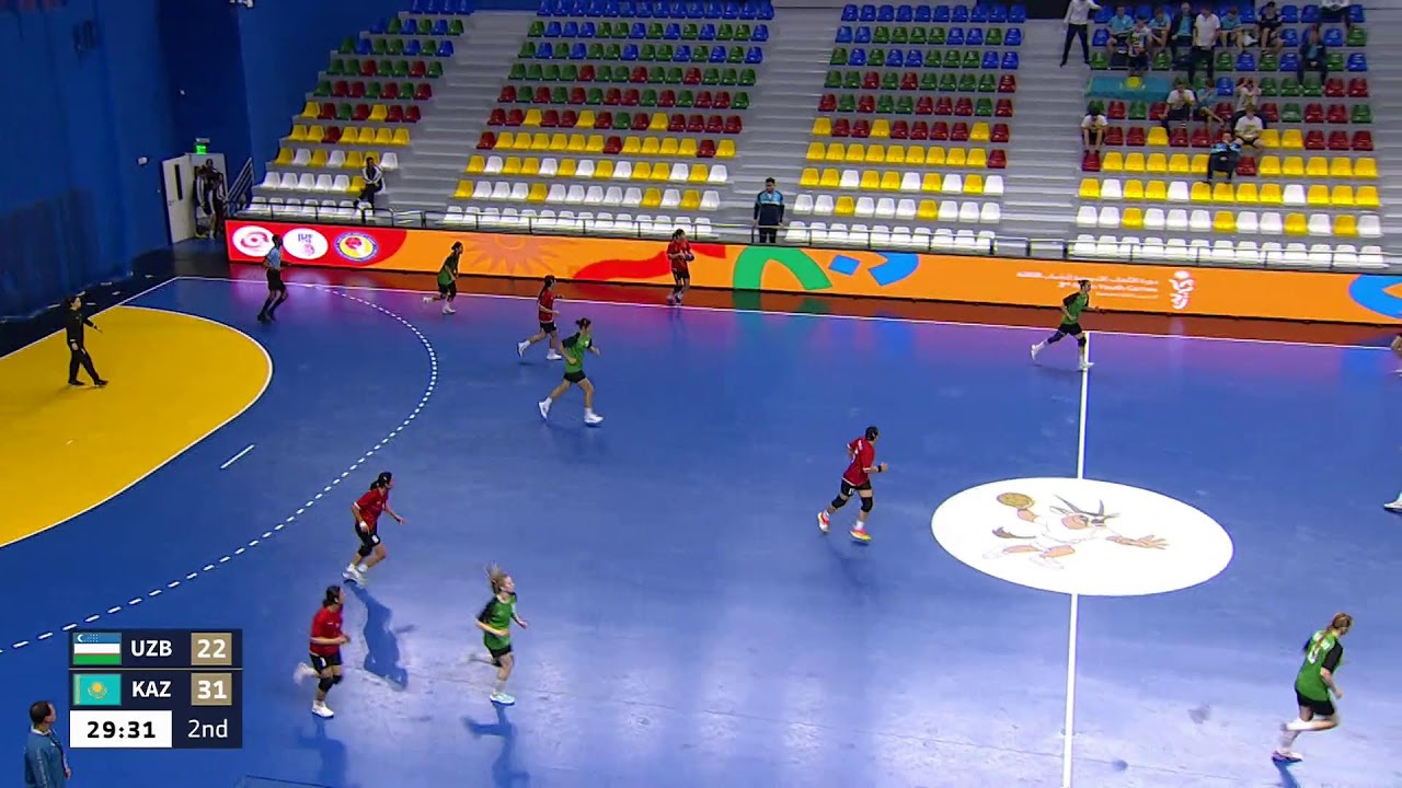 Asian Youth Games Bahrain - Handball Girls - Uzbekistan VS Kazakhstan