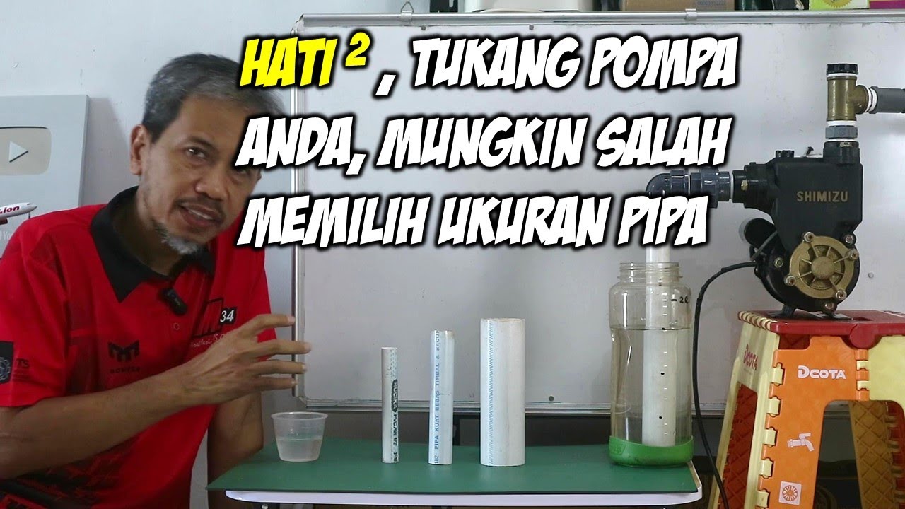 Banyak tukang pompa salah memahami ini: mana lebih baik, pipa besar atau pipa kecil?