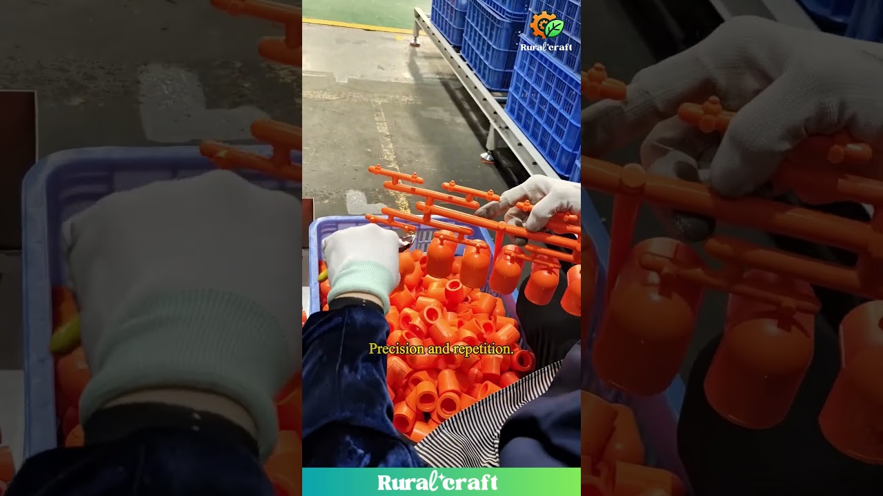 The Hands Behind the Product: Factory Workers Assembling Sprayers #factorywork #labor