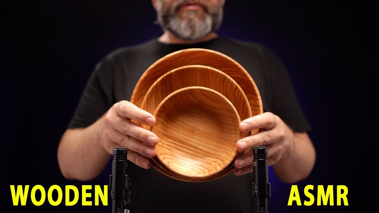 ASMR Wooden Bowls Tapping & Scratching | No Talking | Sleep, Relaxation, Stress Relief