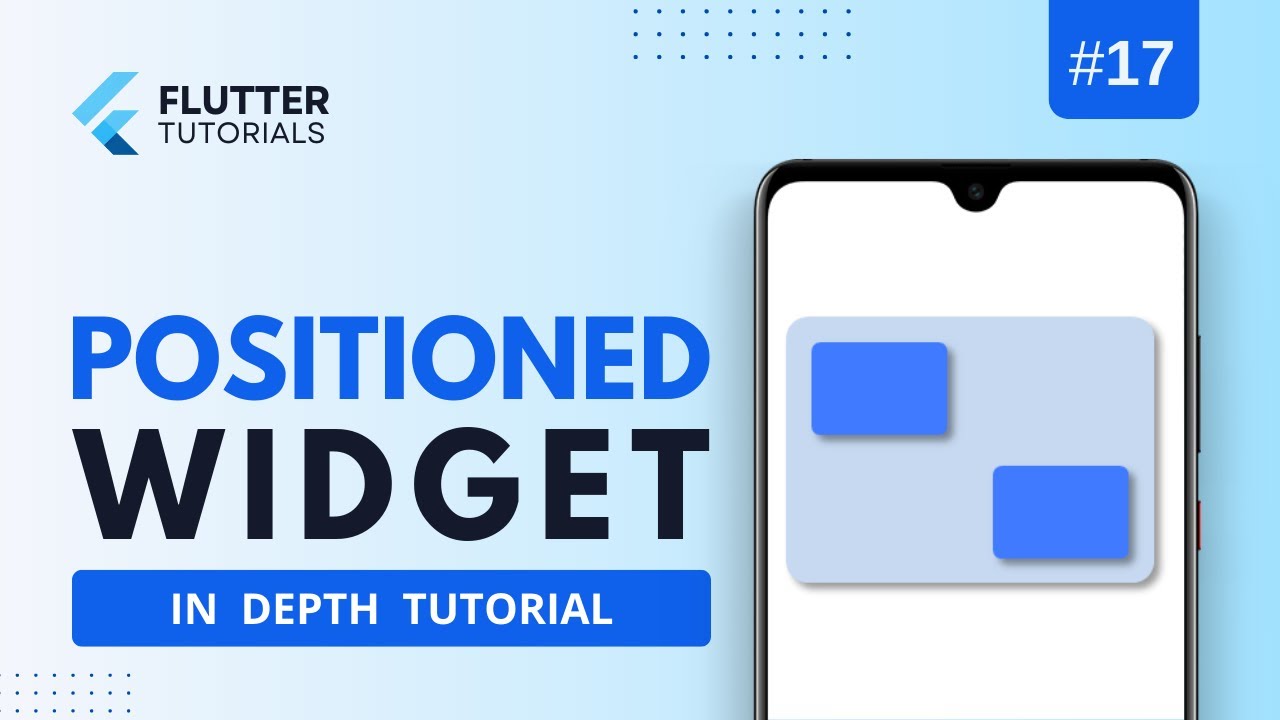 Позиционирование виджета Flutter &mdash; размещение виджета в стеке