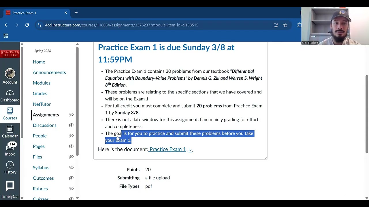 Math 240 Week 6 Module Video