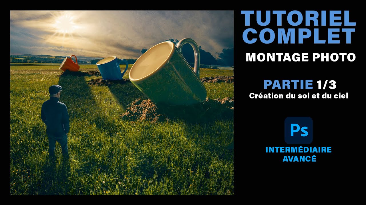 Tutoriel montage photo sur Photoshop partie 1/3