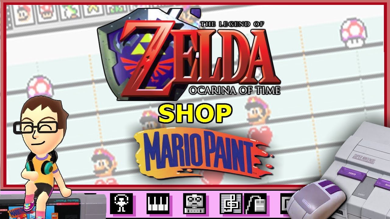 Shop from The Legend of Zelda: Ocarina of Time on Mario Paint