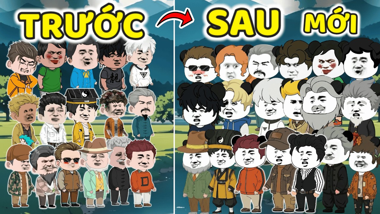 THNE PHÁT HIỆN TẤT CẢ NHÂN VẬT THAY ĐỔI NGOẠI HÌNH TRƯỚC VÀ SAU CŨ MỚI TRONG CÂU CÁ VẠN CÂN