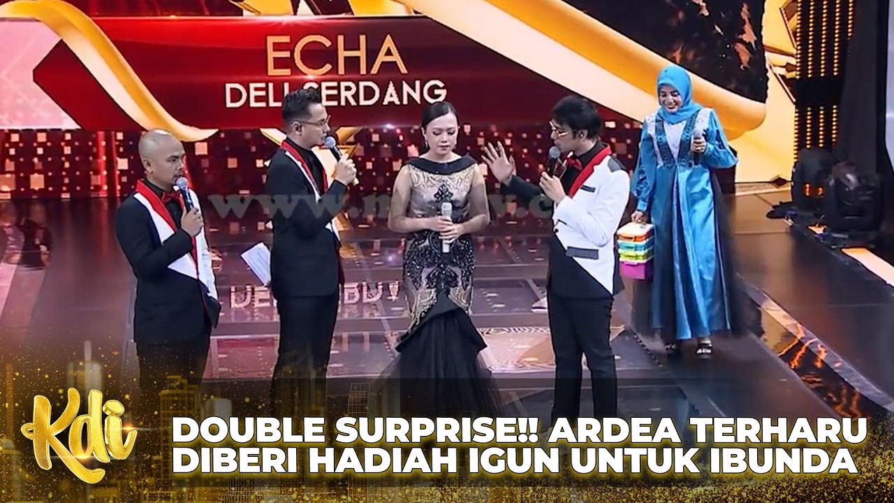 Double surprise!! Ardea terharu diberi hadiah Igun untuk Ibunda | KONTES DANGDUT INDONESIA