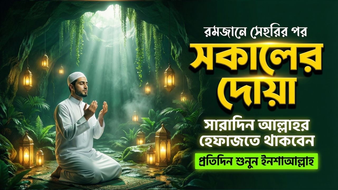 রমজানে সেহরির পর সকালের দোয়া রোজা কবুলের বিশেষ আমল 