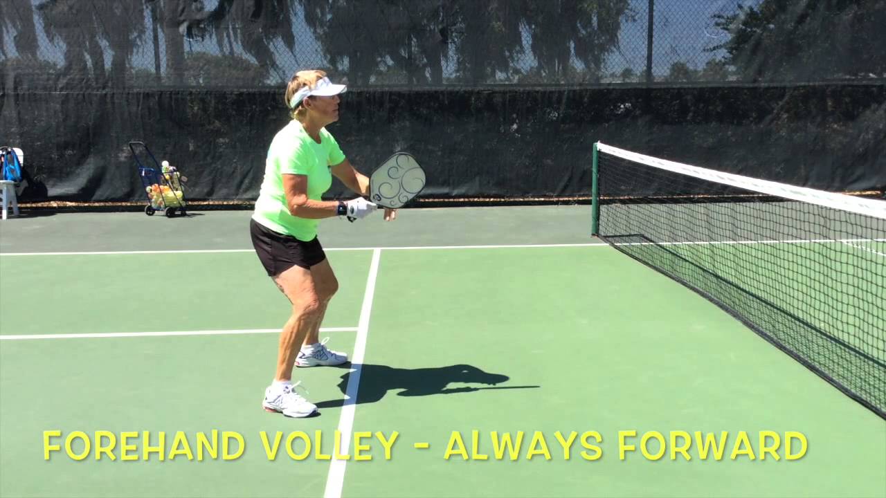 Pickleball: Forward Component of ALL Volleys, Deb Harrison