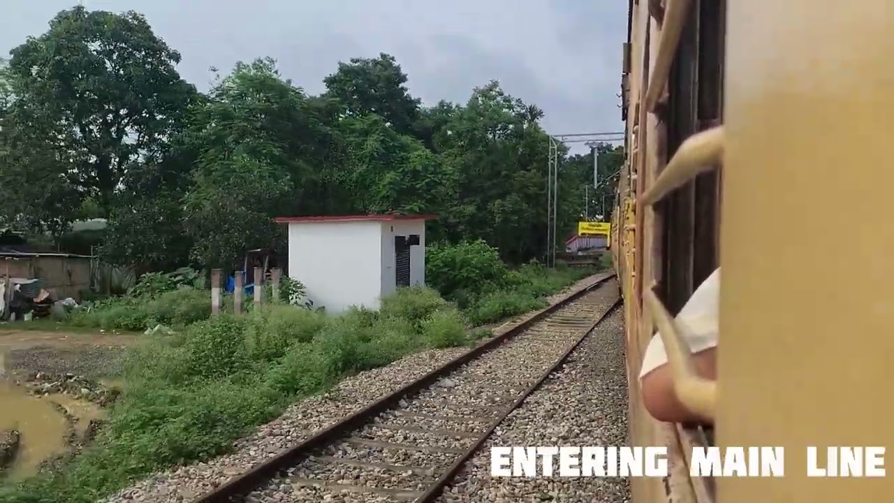 Dibrugarh to Sibsagar Town  train journey feat 15670 Nagaland Express.