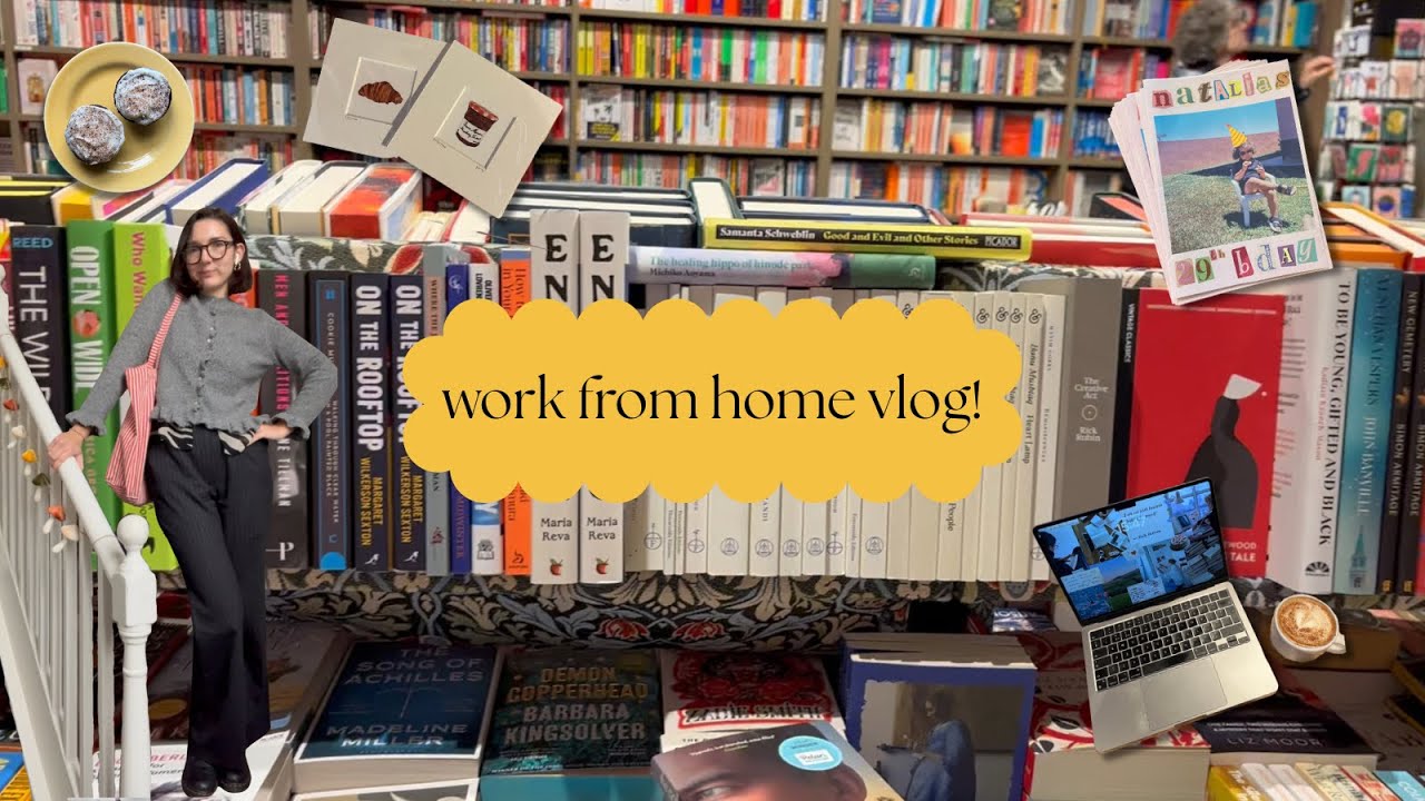 a cosy london day in my life: work from home, crafts & small joys 🎨 🎞️ ☁️