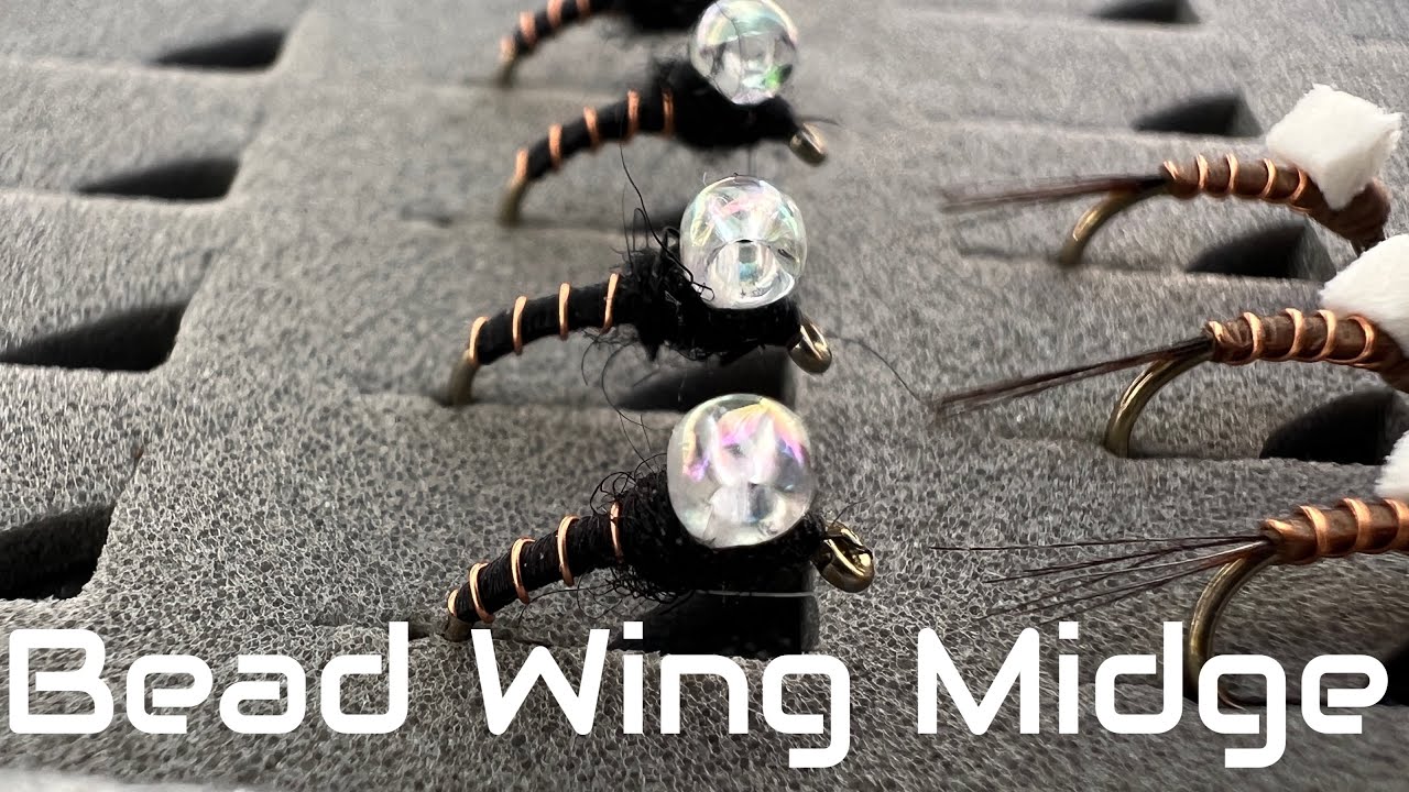 Simple Fly Tying - Bead Wing Midge - Easy to tie and catches big trout