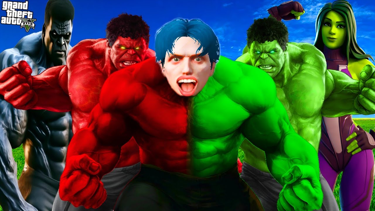 Hulkမိသားစုက ကျနော့်ကိုမွေးစားခဲ့တယ်/ Adopted by Hulk Family in GTA V