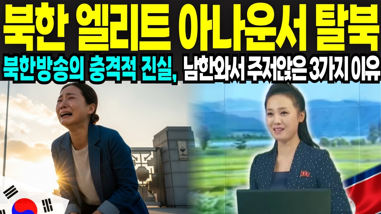 [탈북민사연] 평양 엘리트 아나운서 탈북, 방송국 지하에서 발견한 '1급 비밀'의 정체