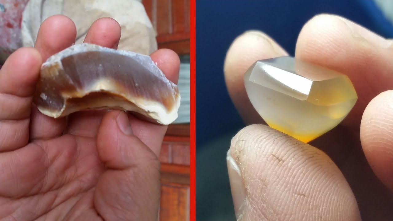 Cara sederhana gosok cutting batu akik  dengan sistem manual  #IN diy tutorial