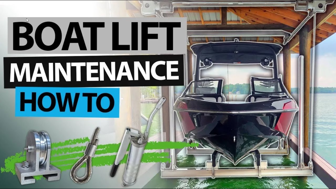 Boat Lift Maintenance Made Easy For Beginners!