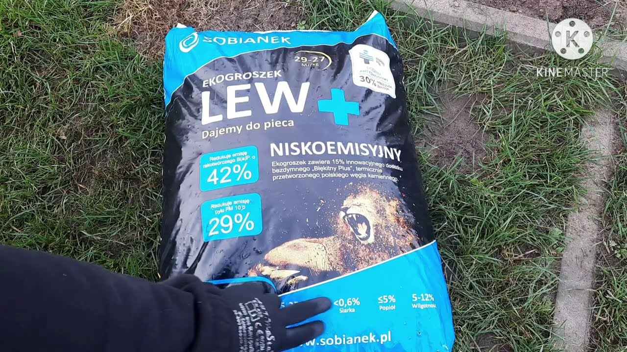 Test Lew+ niskoemisyjny ekogroszek, 2.7%popiół