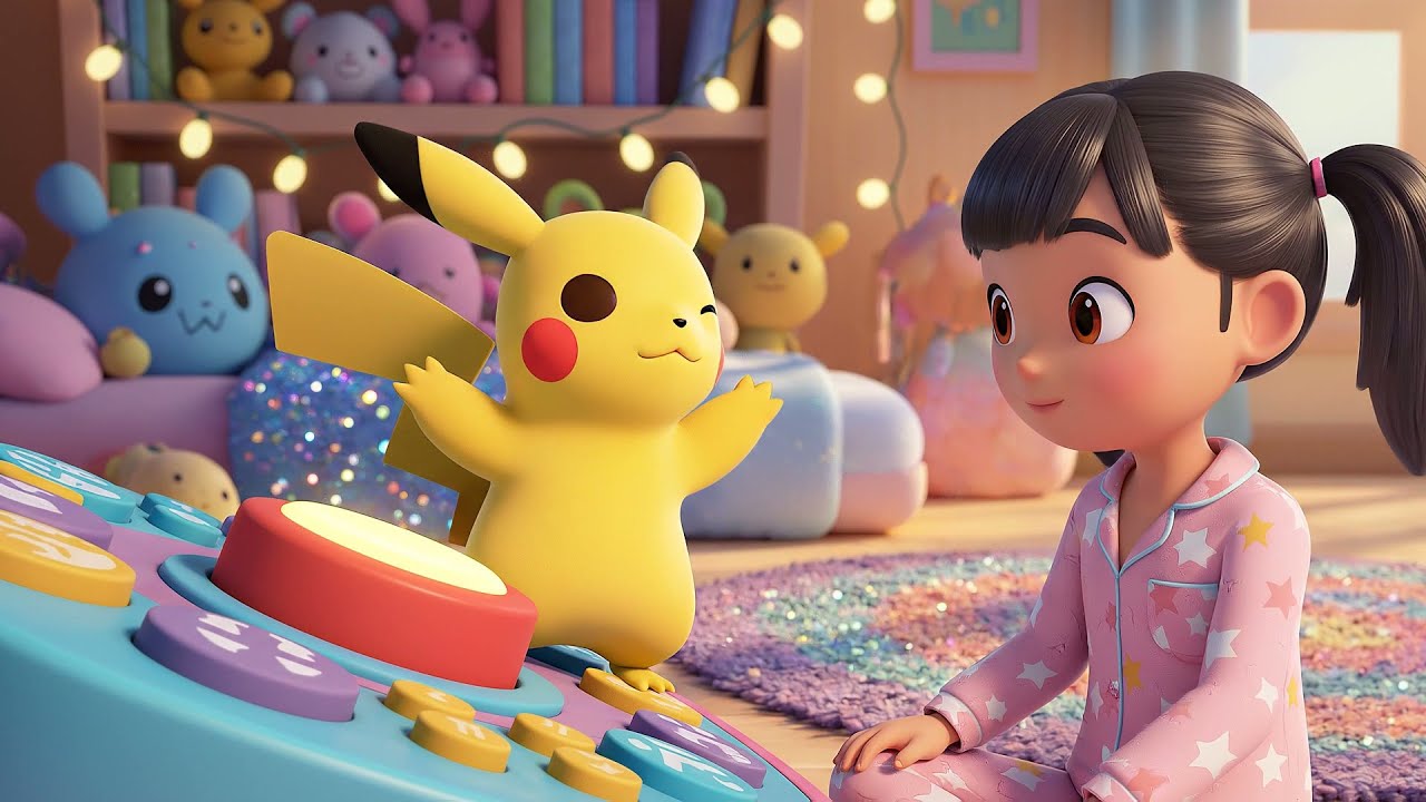 El bebé Pichu de Pokémon le dio un golpe AV1 | Canciones Infantiles y Rimas para Niños