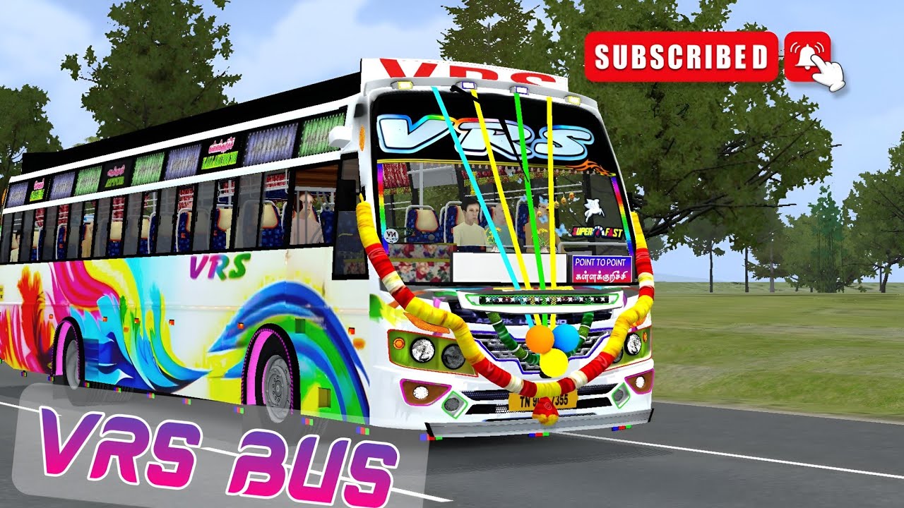 😍💝 VRS BUS LIVERY FOR KPS BALAJI BUS MOD DOWNLOAD FREE BUSSID TAMIL TN PVT BUS SALEM KALLAKURICHI