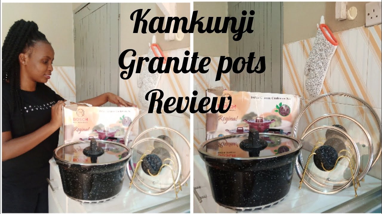 Kamkunji Granite pots Review//Bosch Cookware