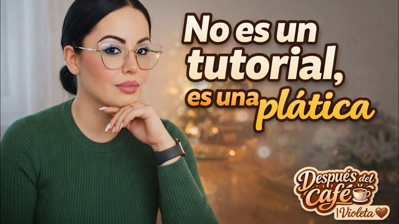 Después del café  está en vivo, No es un tutoría de maquillaje, solo es una plática