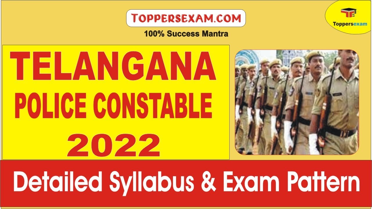 TELANGANA POLICE CONSTABLE Preparation Tips & Strategy | Recruitment 2022 | Online Test Series